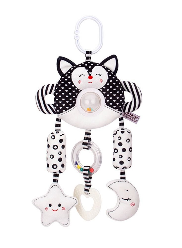 NIBEMINENT Baby Stroller Suspension Toy Car Seat Soft Plush Rattle 0 3 6 9 12 Months Early Development for Newborn - Image 1