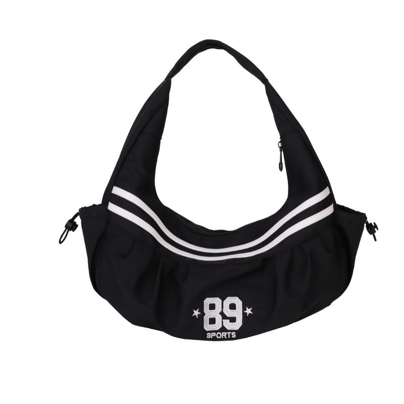 European American Style Digital Embroidery Large Capacity Casual Shoulder Bag for Women - Image 5