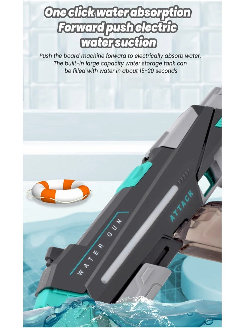 No branded 2024 New automatic suction children's outdoor toy water gun  - Image 4