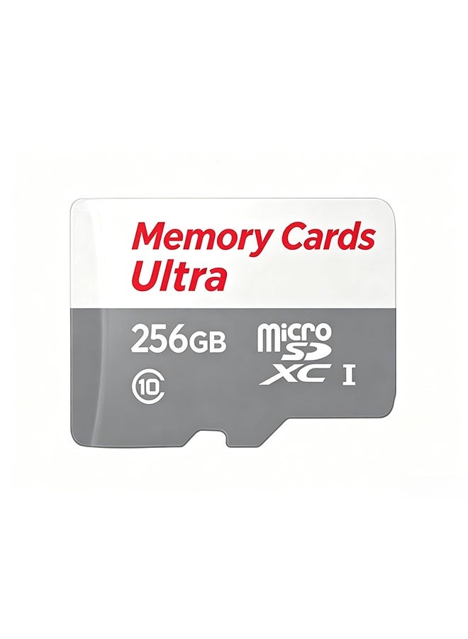 256GB high-end storage card, supporting full HD video, suitable for smartphones, dashcam, action cameras and surveillance cameras. - Image 1