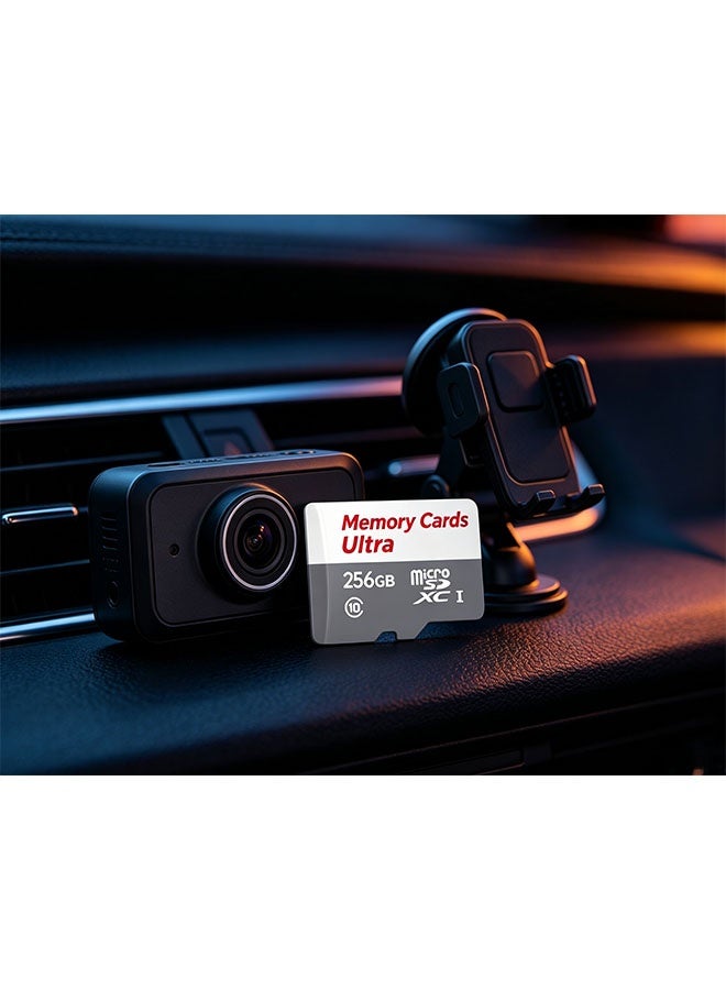 256GB high-end storage card, supporting full HD video, suitable for smartphones, dashcam, action cameras and surveillance cameras. - Image 4
