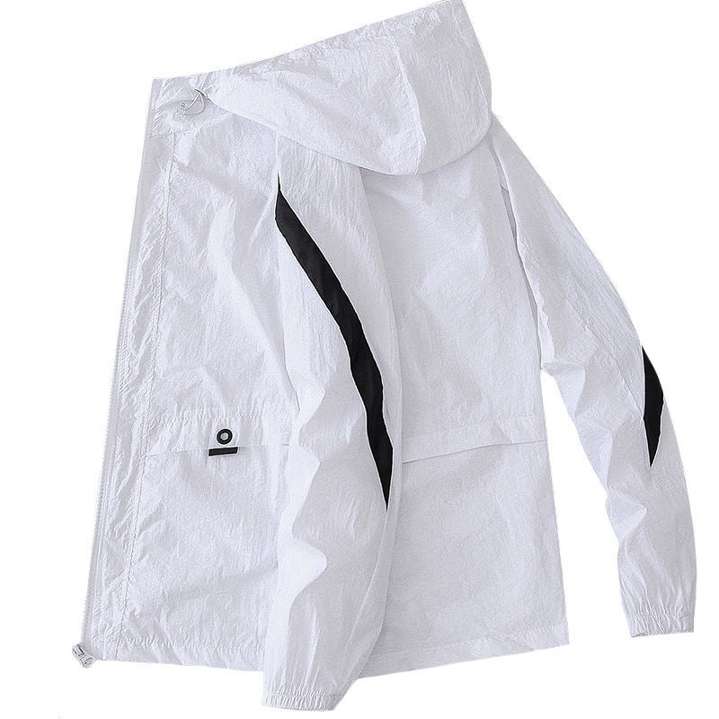 Summer Men'S Sun Protection Clothing Jacket, Anti-Uv Skin Clothing, Ice Silk Breathable Outdoor Fishing Sun Protection Clothing - Image 1