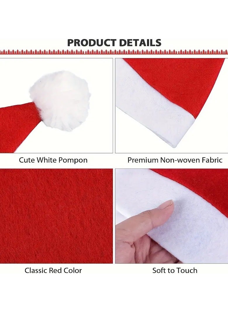 بروماس 3 قطع من قبعة العطلات، مخملية مريحة، مستلزمات الحفلات - Image 4