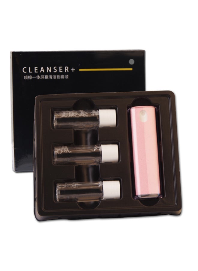 Generic - One Spray Wipe Screen Cleaner Mobile Phone Digital LCD Screen Cleaning Kit Screen Cleaner-Color:Gray (spray Wipe One + Shell +3 Bottles Of Replacement Liquid) - Image 1