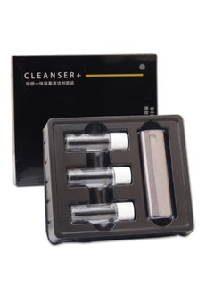 One Spray Wipe Screen Cleaner Mobile Phone Digital LCD Screen Cleaning Kit Screen Cleaner-Color:Gray (spray Wipe One + Shell +3 Bottles Of Replacement Liquid)