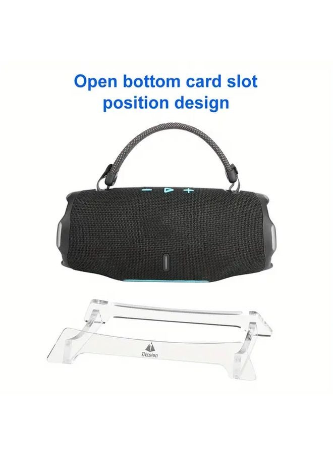 Transparent Acrylic Desktop Speaker Stand Holder For JBL Charge5 Charge6 Audio Base - Image 3