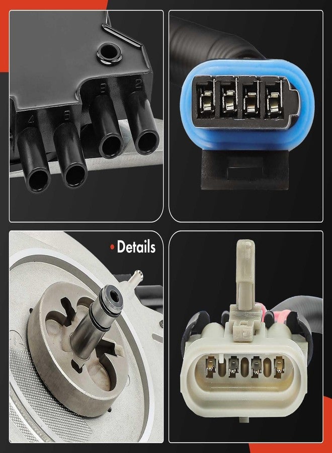 A-Premium Ignition Distributor with Cap and Rotor Compatible with Chevrolet Impala 1994-1996, Camaro, Corvette, Caprice & Buick Roadmaster & Cadillac Commercial Chassis, Fleetwood & Pontiac Firebird - Image 3