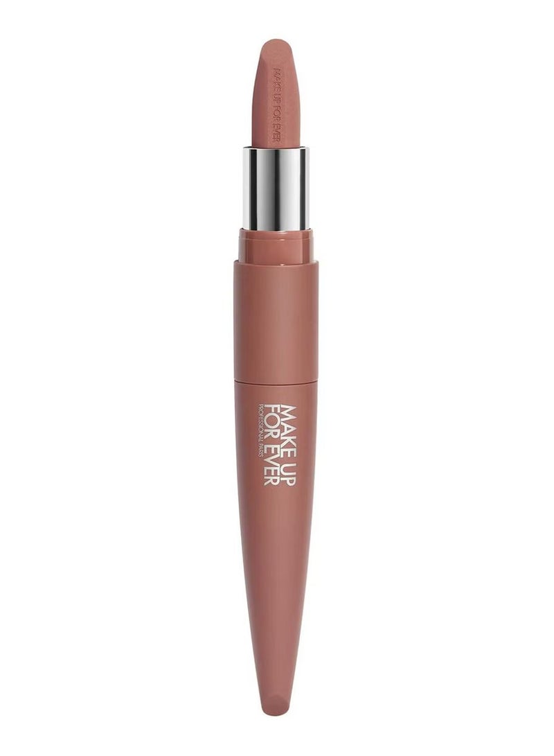MAKE UP FOR EVER Rouge Artist Velvet Nude Soft Matte Lipstick- 105 Tender Nde, 3.7g - Image 1