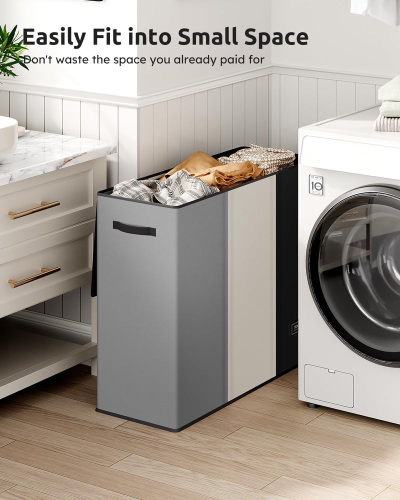 SOLEDI Laundry Hamper 3 section with lid and 3 Pcs Bag, Large Hamper 3 compartment 180L, Laundry Basket Laundry sorter Clothes hamper for Laundryroom Bedroom Blanket Storage Organizer - Image 5