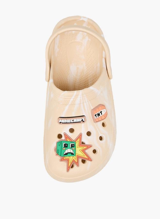 MINECRAFT Boys Backstrap School Clogs - Image 2