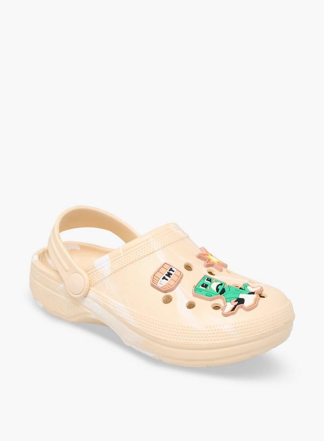 MINECRAFT Boys Backstrap School Clogs - Image 3