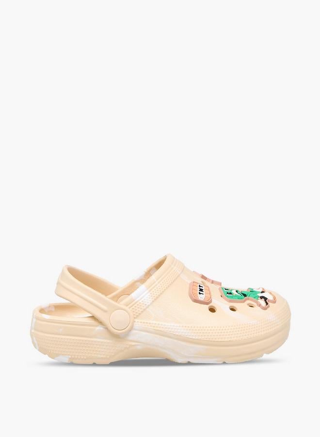 MINECRAFT Boys Backstrap School Clogs - Image 4