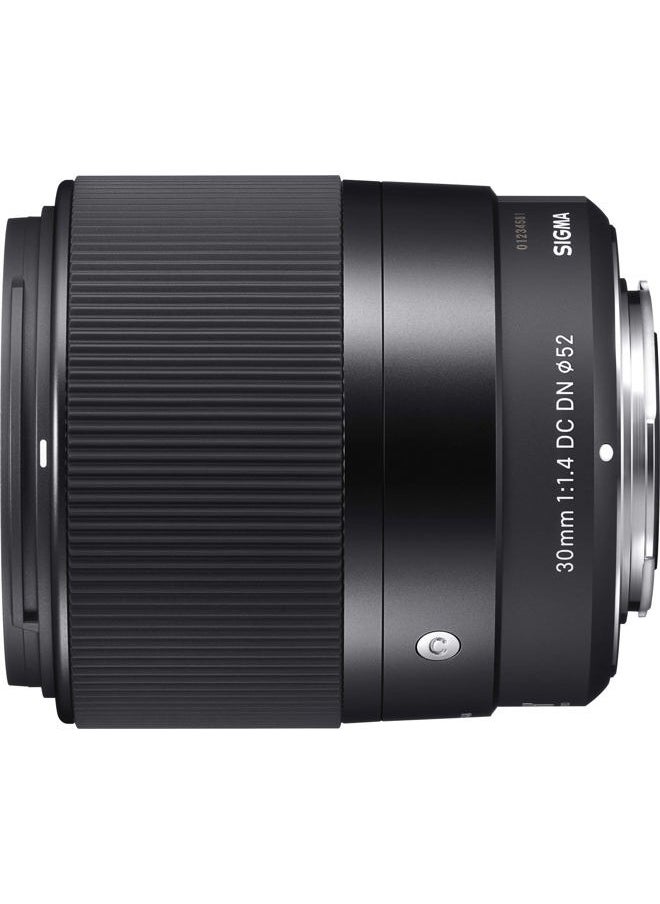 SIGMA 30mm F1.4 DC DN | C for EF-M Mount Black  - Image 2