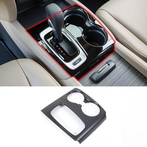 HIRUFAIT Gear Shift Panel Cover Trim for Honda Pilot 2016-2020/ Honda Ridgeline 2017-2019, ABS Automotive Center Consoles Cup Holder Cover Protector Accessories (Matte Black) - Image 1