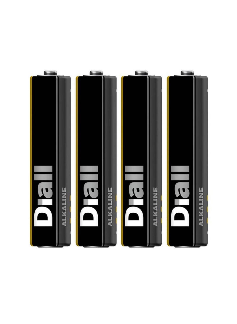 ACE Diall AAA Alkaline Battery Pack 4Pc 