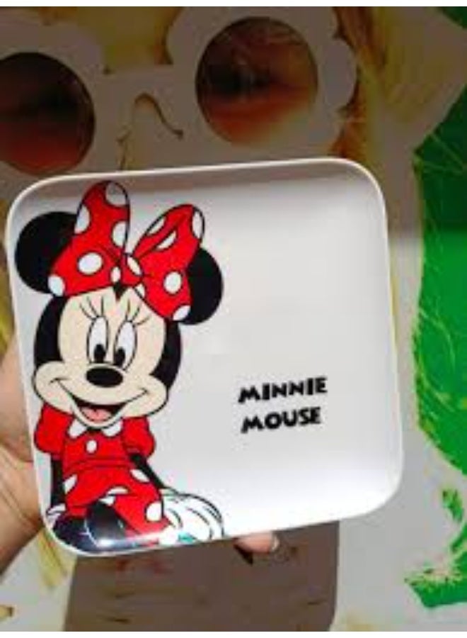 ميني ماوس طبق ديزني - للحفلات و الفواكه والوجبات الخفيفة، خالية مادة البيسفينول أ -