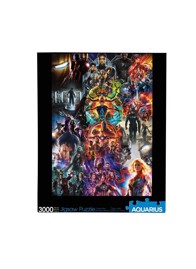 Aquarius Marvel Avengers Collage (3000 Piece Jigsaw Puzzle) - Glare Free - Precision Fit - Officially Licensed Marvel Merchandise & Collectibles - 32 X 45 Inches  - Image 1