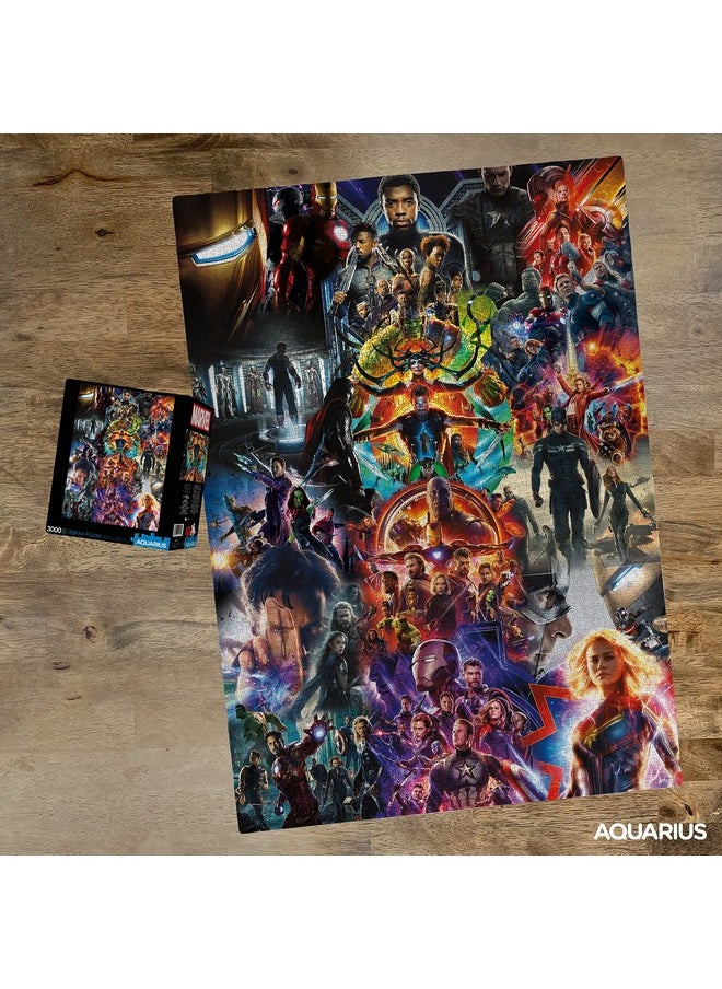 Aquarius Marvel Avengers Collage (3000 Piece Jigsaw Puzzle) - Glare Free - Precision Fit - Officially Licensed Marvel Merchandise & Collectibles - 32 X 45 Inches  - Image 3