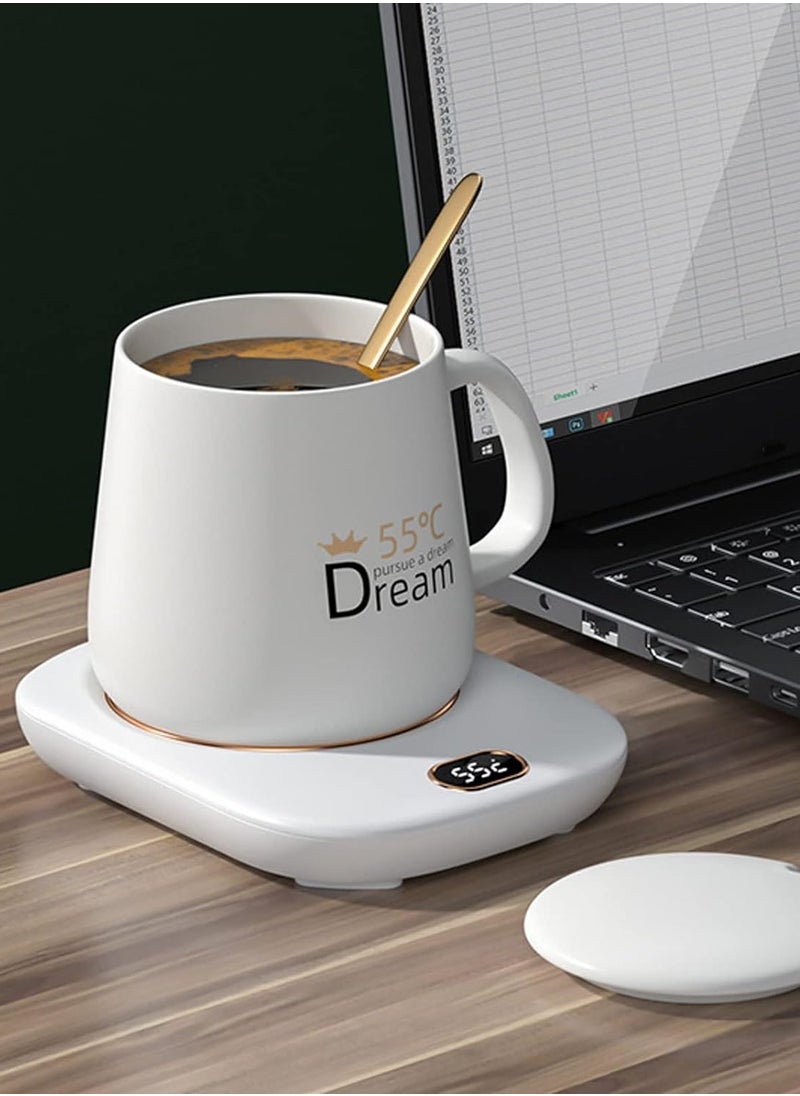 Gerenic - Beverage Heater, Coffee Mug Warmer, Auto Shut Off, Self Heating Coffee Cup Warmer with 3 Temperature Setting, for Beverage, Milk, Tea, Water, Cocoa and more - Image 1