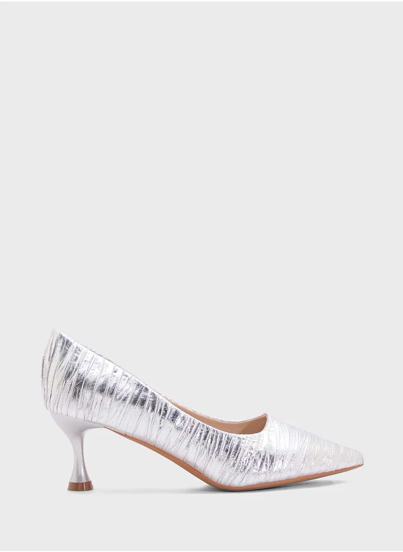 إس دي. فيلانو Mid Heeled Pointed Pump