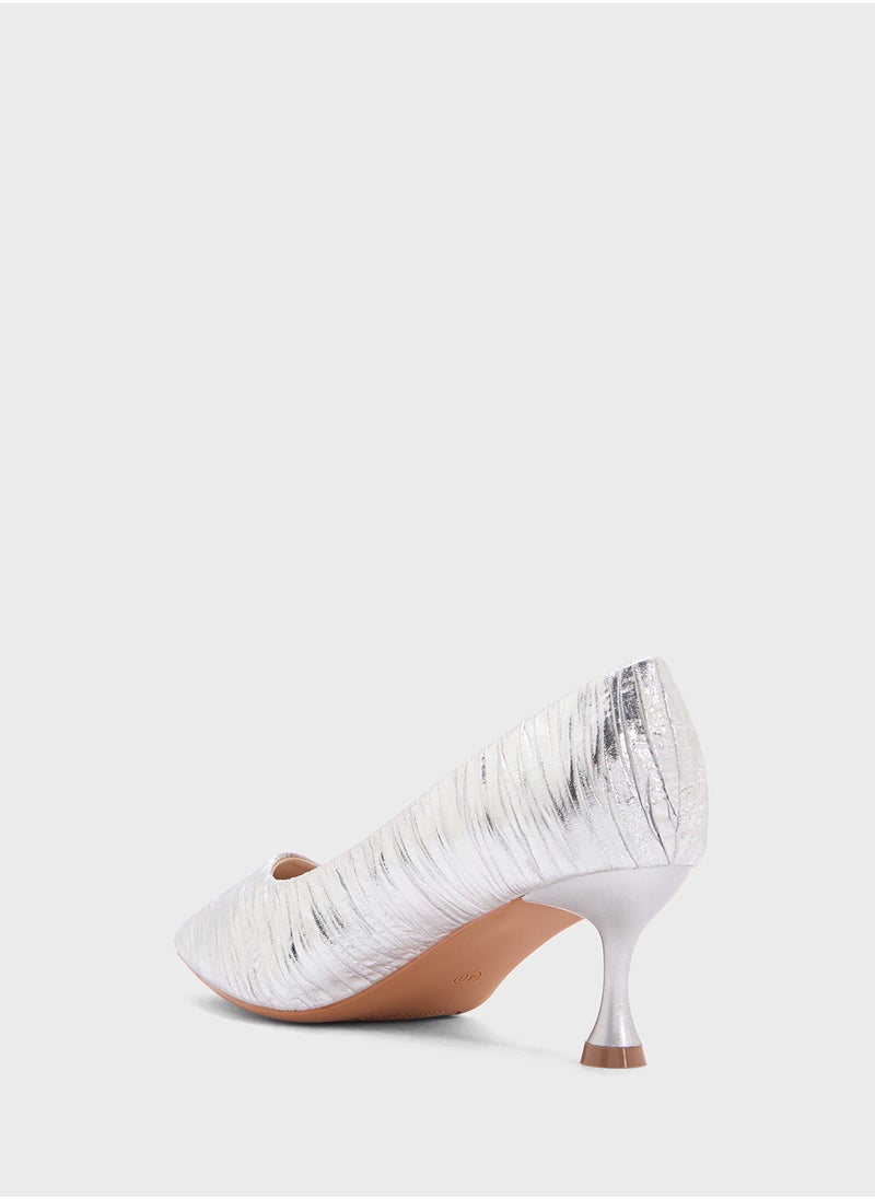SD.Felano Mid Heeled Pointed Pump  - Image 3