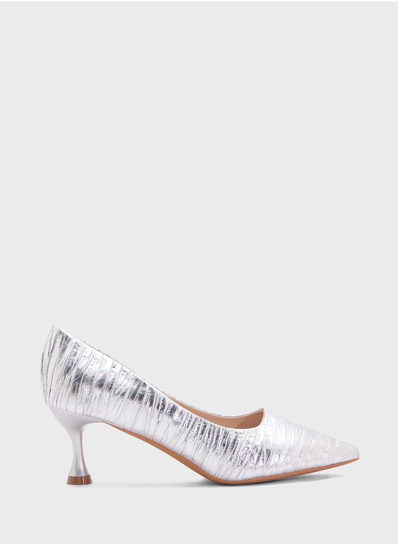 SD.Felano Mid Heeled Pointed Pump  - Image 1