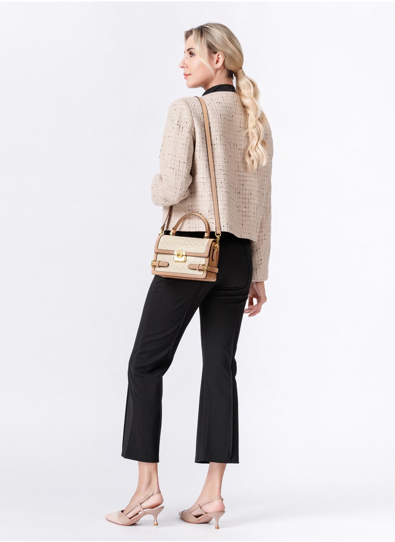 BLLE ROWN Women's Luxury Handbag Elegant Top Handle Satchel Bag with adjustable Strap, Stylish Shoulder Bag Crossbody Bag For Ladies,Ideal Gift for Women,Perfect For Casual & Formal Outfits  - Image 2