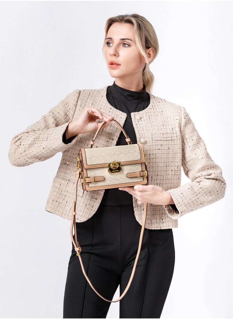BLLE ROWN Women's Luxury Handbag Elegant Top Handle Satchel Bag with adjustable Strap, Stylish Shoulder Bag Crossbody Bag For Ladies,Ideal Gift for Women,Perfect For Casual & Formal Outfits  - Image 3