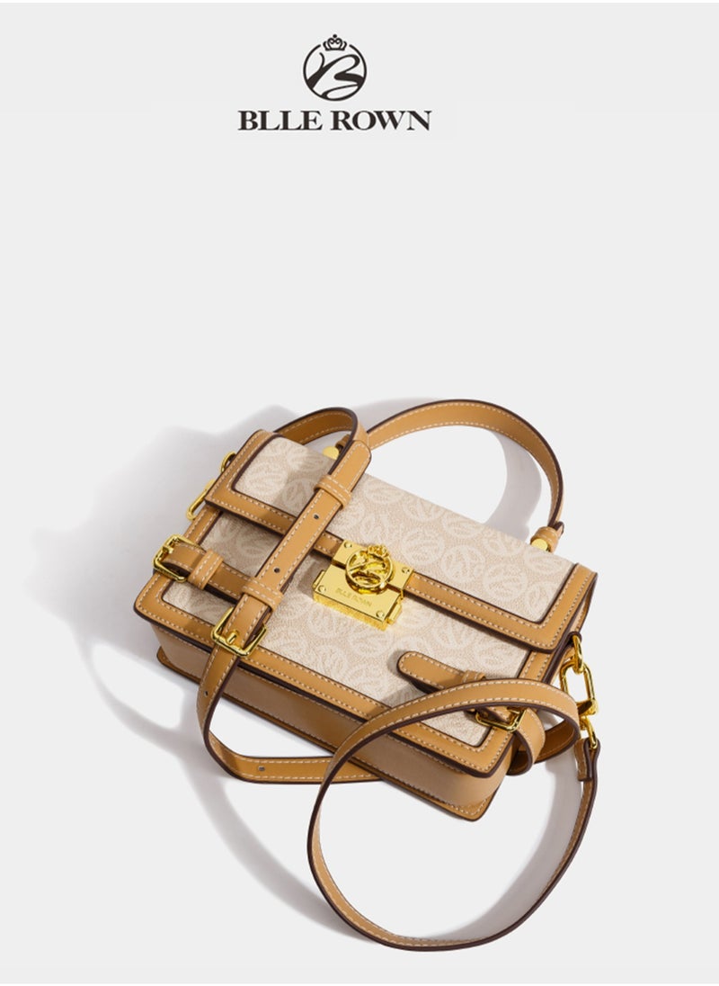 BLLE ROWN Women's Luxury Handbag Elegant Top Handle Satchel Bag with adjustable Strap, Stylish Shoulder Bag Crossbody Bag For Ladies,Ideal Gift for Women,Perfect For Casual & Formal Outfits  - Image 4