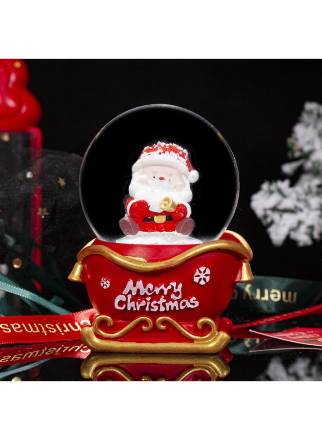 Christmas Snowman Crystal Ball With Lights And Luminous Desktop Decoration Small Ornaments For Boys And Girls Holiday Gifts Christmas Gifts