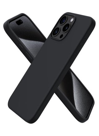 Compatible with iPhone 12 Pro Max Case 6.7 Inch Slim Liquid Silicone 4 Layers Soft Gel Rubber Shockproof Protective Phone Case with Anti Scratch Microfiber Lining (Black) - pzsku/ZB5AEB3921E04DD726360Z/45/_/1712181479/b7e210e4-daa6-4f89-a779-6e2d8297b87c