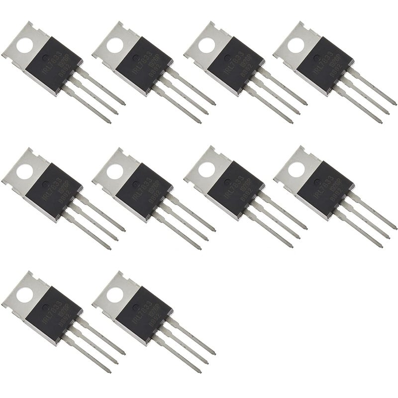 Bridgold 10pcs IRL7833PBF IRL7833 N-Channel Power MOSFET Transistor,30 V 150A,3-Pin TO-220AB - Image 1