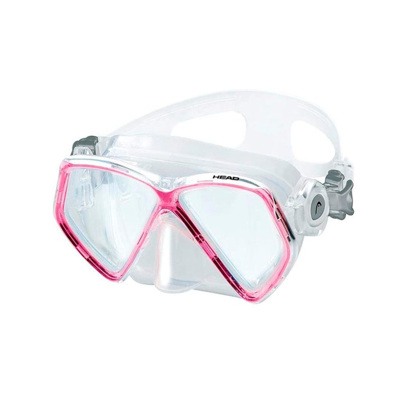 MARES Junior Pirate Dry Combo, Silicone Mask & Snorkel Set, Pink/Clear - Image 4