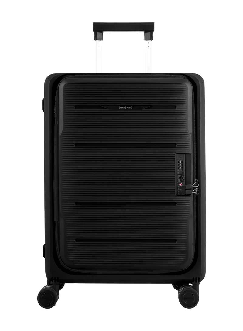 FlexiFold Foldable ABS Luggage Cabin Size 20 inches ,55 cm carrying 10Kg hardside luggage Trolley - Black