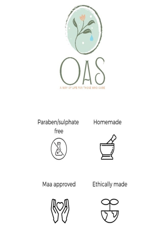 Oas Khilli Dhoop Skin Bar | Flaxseed Gel, Rice, Oilive Oil | Paraben and Sulphate Free, 100gm - Image 4