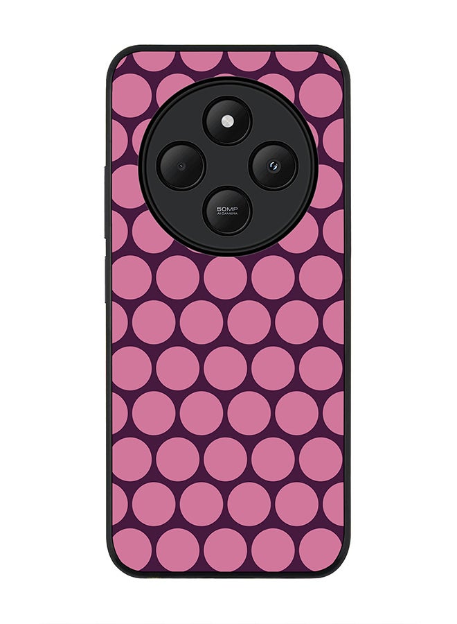 Stylizedd For Xiaomi Redmi 14C / 14R Case,Slim fit Camera Protection, Shockproof Thin Phone cover - Purple Honeycombs - Image 1