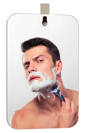 XoYo-Large Fogless Shower Mirror （11inX7.48in）, Includes 1 Adhesive Hooks, Anit-Fog Shower Mirror, Shower Makeup Shave Mirror, Frameless Shower Mirror, Wall Hanging Mirror (Large, 1 Pack) - pzsku/ZB5AED65B9B146CD341B6Z/45/_/1731160445/f2d07c68-017f-465b-bcce-b08651846ed9