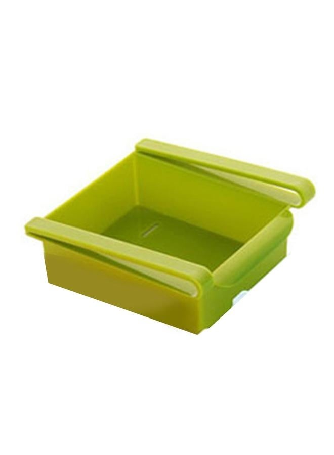 NIBEMINENT Fridge Drawer Organizer Compact Sliding Partition Pull Out Refrigerator Storage Shelves for Kitchen  - Image 1
