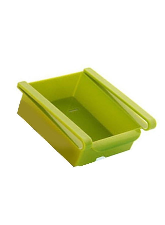NIBEMINENT Fridge Drawer Organizer Compact Sliding Partition Pull Out Refrigerator Storage Shelves for Kitchen  - Image 3