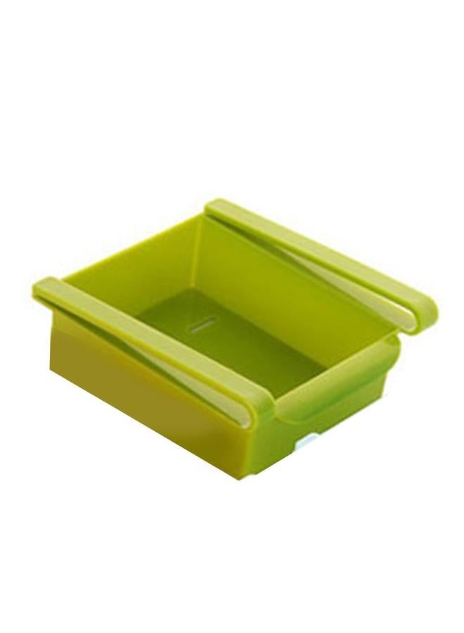 NIBEMINENT Fridge Drawer Organizer Compact Sliding Partition Pull Out Refrigerator Storage Shelves for Kitchen  - Image 2