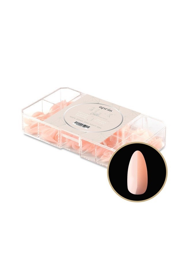 Apres Neutrals Gel-X Chloe Box Of Nail Tips, 11 Sizes 00-9, Soft Gel Tip Box (150Pcs) (Natural Almond Medium, 150) - Image 1