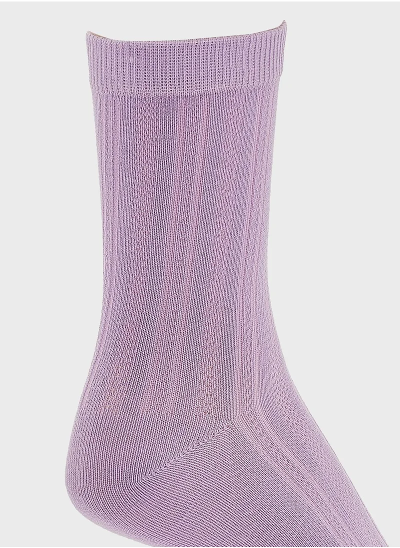 MONKI Ribbed tube Socks