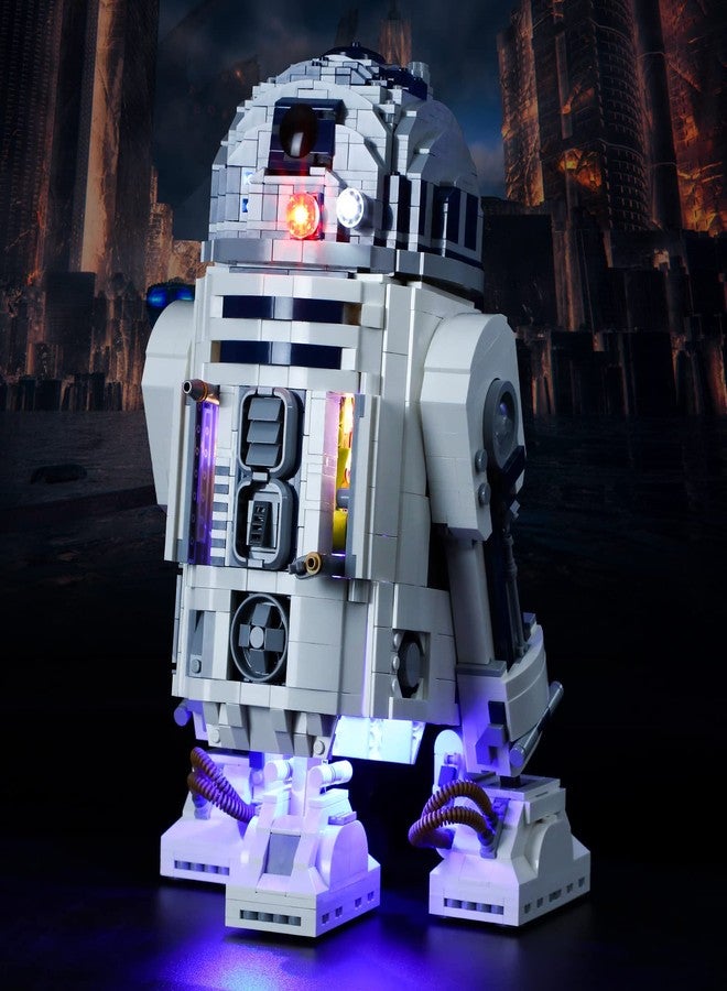 Vaodest مصباح LED من Vaodest لنموذج Lego R2-D2 75308، متوافق مع النموذج 75308 (مصباح LED فقط، وليس مجموعة مكعبات البناء). - Image 1