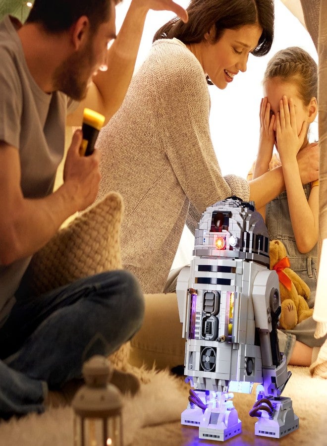 Vaodest مصباح LED من Vaodest لنموذج Lego R2-D2 75308، متوافق مع النموذج 75308 (مصباح LED فقط، وليس مجموعة مكعبات البناء). - Image 3