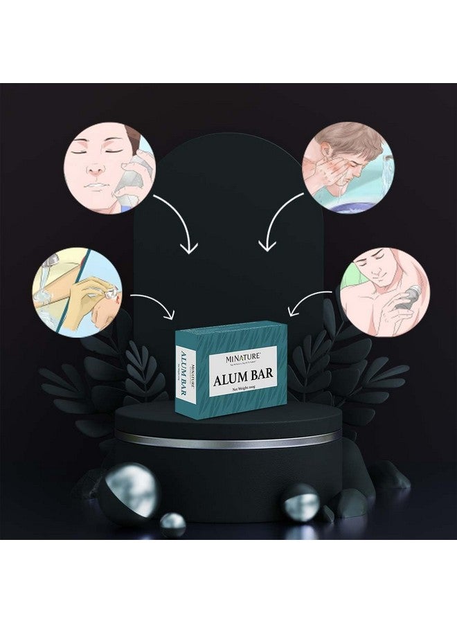 ميناتور عبوة من 4 قطع من الشبة (شبة البوتاسيوم) (فيتكاري) من مي نيتشر | حجر الشبة (فيتكاري) | 100 جرام * 4 | شب نقي 100% | بدون أي إضافات | نقي وطبيعي - Image 4