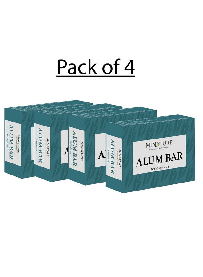 ميناتور عبوة من 4 قطع من الشبة (شبة البوتاسيوم) (فيتكاري) من مي نيتشر | حجر الشبة (فيتكاري) | 100 جرام * 4 | شب نقي 100% | بدون أي إضافات | نقي وطبيعي - Image 2