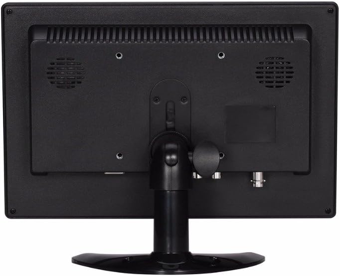 EVERSECU 10.1 inch Small Portable Laptop Computer Monitor with HDMI VGA Port; Raspberry pi Display Screen Monitor; CCTV Monitor HD 1024x600 with Dual Speakers, MP5 USB Port, Remote(10 Inch) Gaming Monitor - Image 4