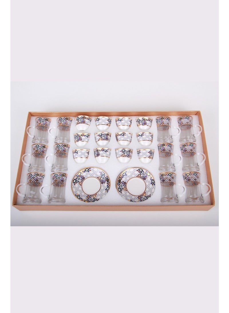 MARS Q A set of Arabic tea cups and coffee cups with saucers - Image 3