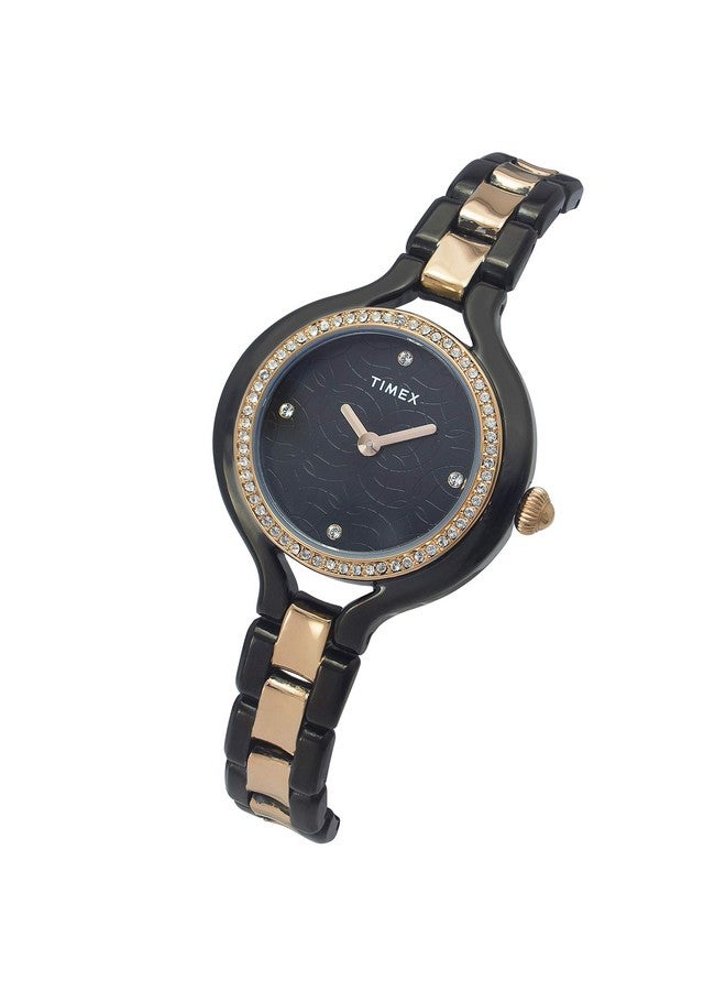 TIMEX Women Quartz Analog Black-Dial-TWEL14010 - Image 2