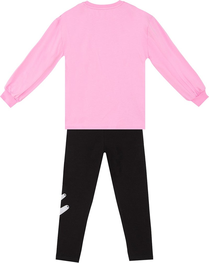 Denokids Leo Girls Tights T-Shirt Set  - Image 4